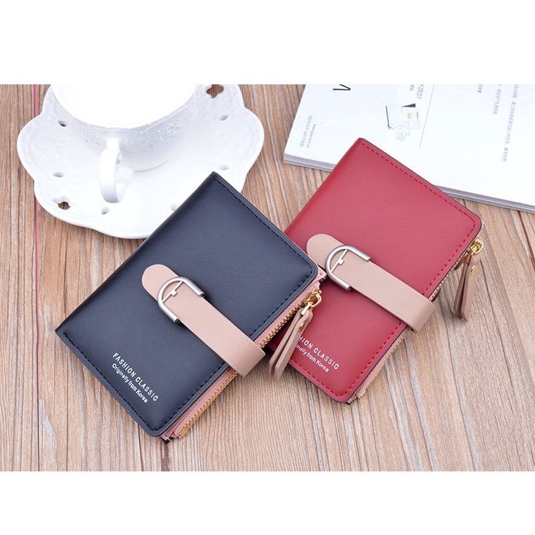 ORIGINAL IMPOR MANYIDI C1098 DOMPET WANITA KOREAN STYLE DENGAN ZIPPER TEMPAT KOIN