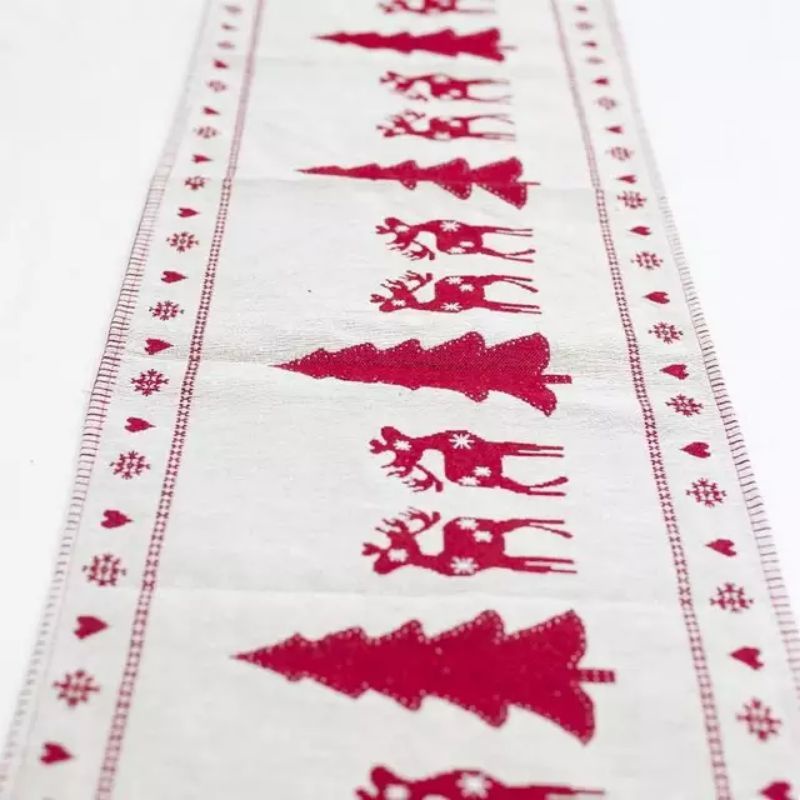 Tablak Meja Panjang Table Runner 35cm x 185cm Dekorasi Natal