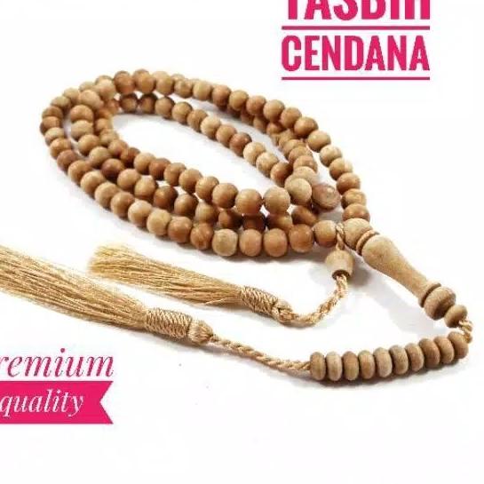 tasbih kayu cendana asli panjang 100