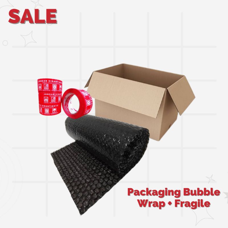 

Packaging Tambahan Bubble Wrap + Fragile