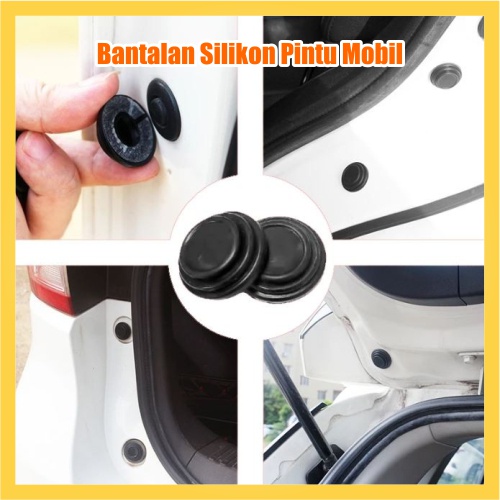 Bantalan Silikon Pintu Mobil Mobil Anti Guncangan/Sticker Pintu Mobil