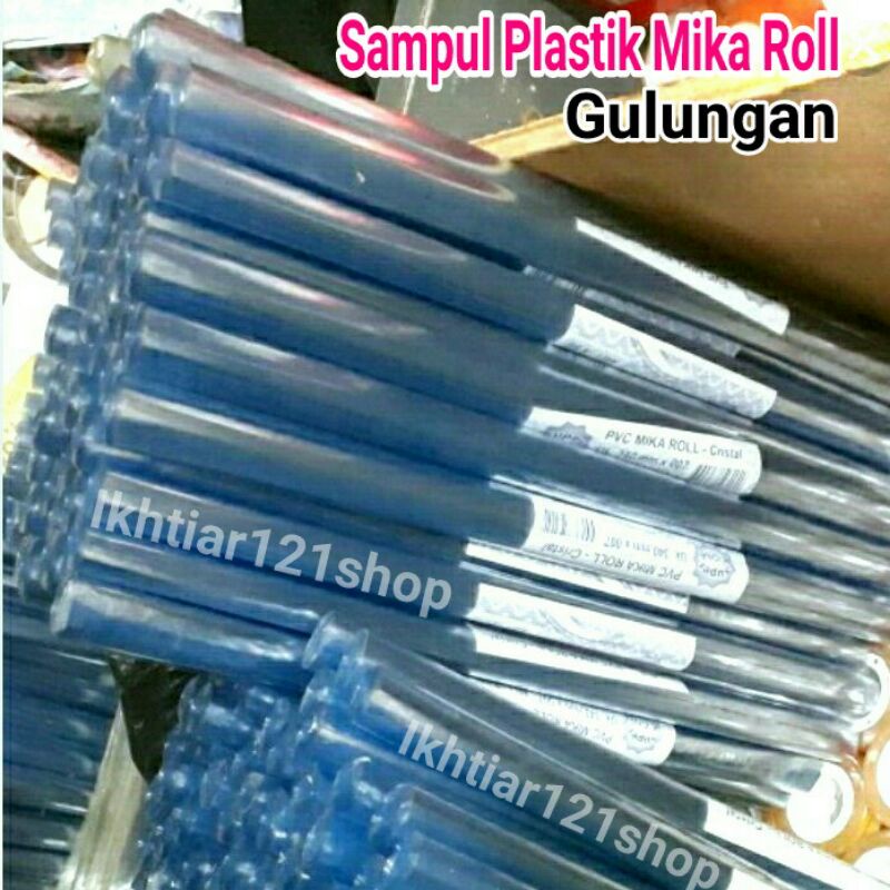 

Sampul Buku Plastik Mika Roll Bening Per Roll