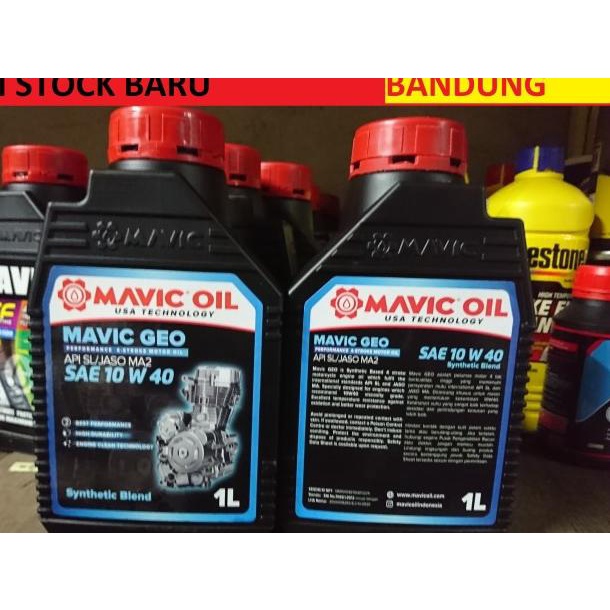 MAVIC GEO 10W 40 1L oli motor synthetic world class nmax aerox xmax fu