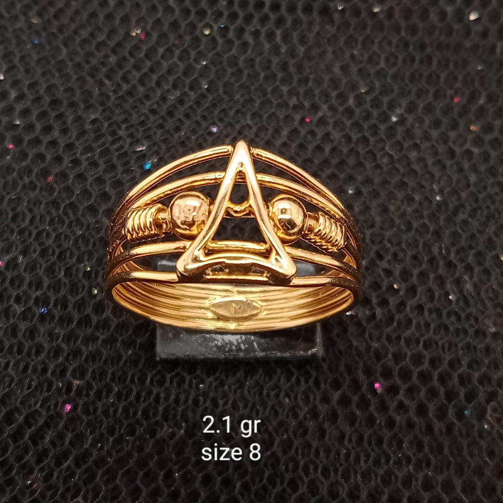 Cincin emas 17K - 2.1 gr kadar 750 - 3919