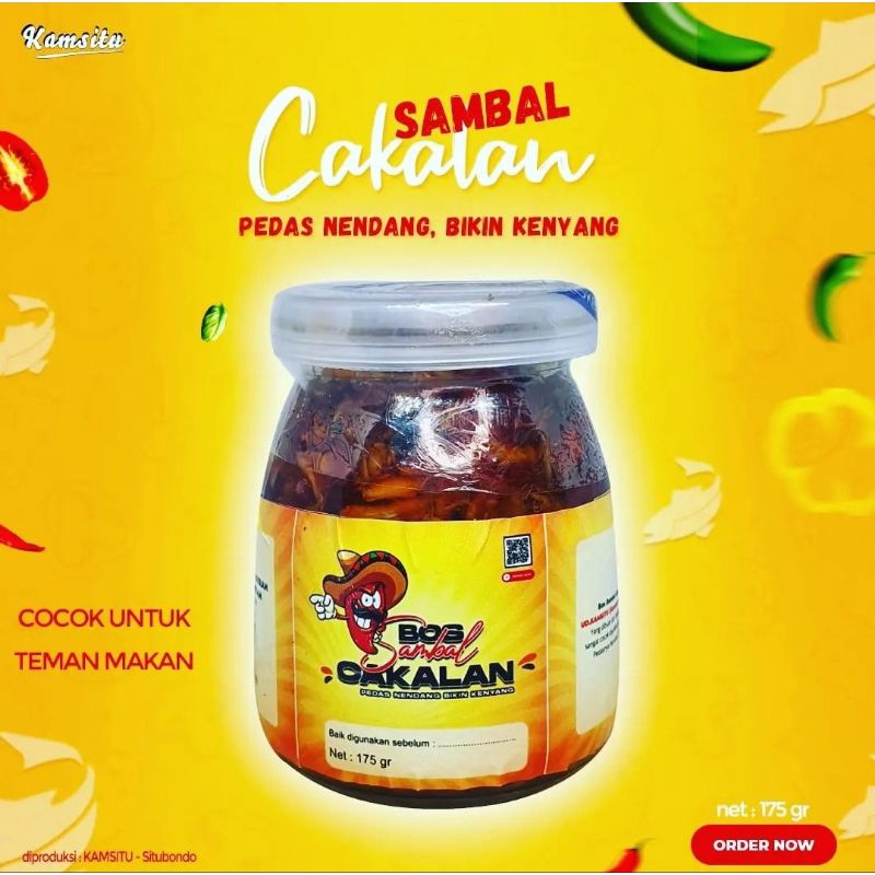 

Sambal Cakalan suwir pedas Kamsitu 175 gr Oleh oleh khas Situbondo