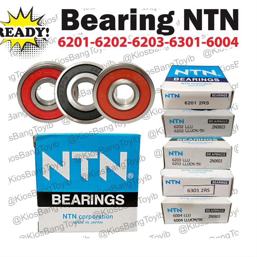 グ Bearing NTN 6201 6202 6203 6301 6004 Bearing Laher Laker As Roda 𝕸