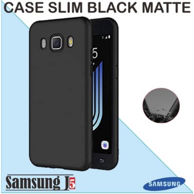 Silikon Case polos Slim Black Matte Samsung J3 2016, Samsung J5 2016, Samsung J7 2016  softCase Mura