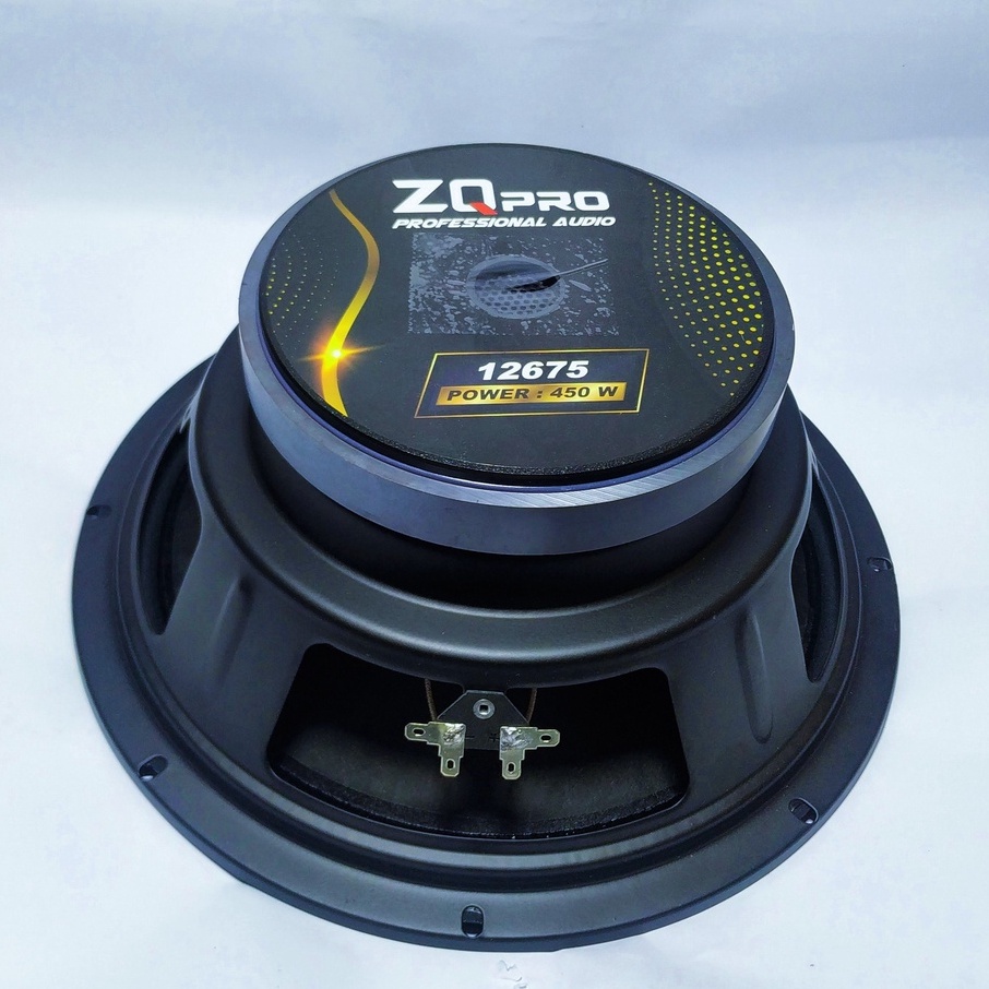 SPEAKER ZQ PRO PROFESIONAL LOUD SPEAKER ZQPRO 12675 450W MID LOW 12 INCH SPOOL 3INCH