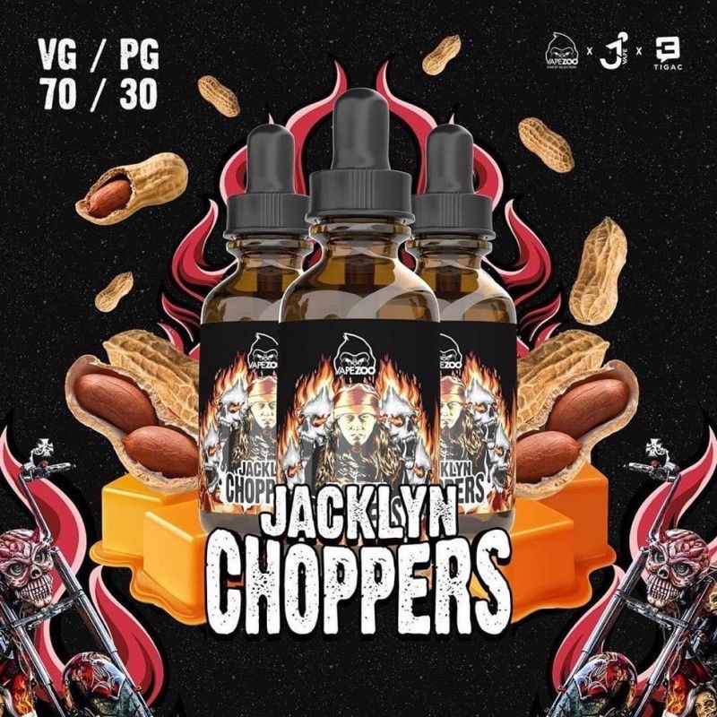 Jacklyn Choppers Butternut 60ML Authentic by Vapezoo x Jacklyn Choppers