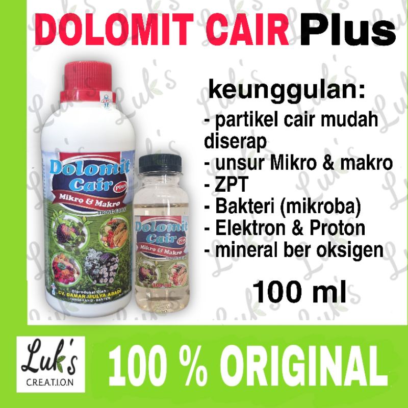 Pupuk DOLOMIT CAIR PLUS mikro makro ZPT 100ML