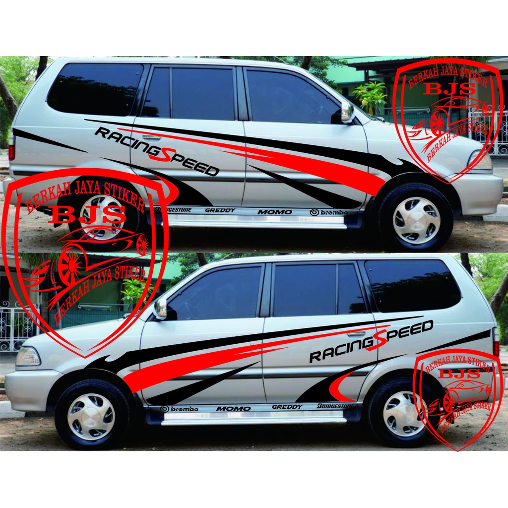 STIKER MOBIL KIJANG GRAND SUPER KAPSUL Sticker stiker mobil toyota kijang stiker list body samping s