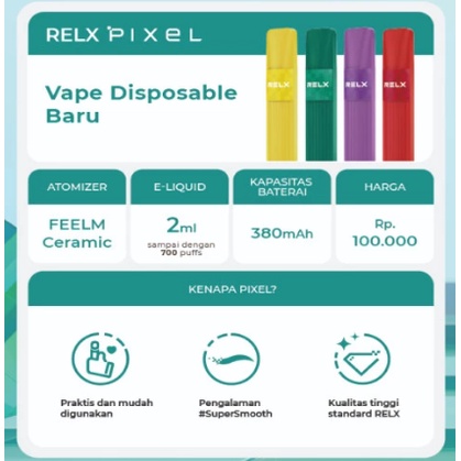 RELX Pixel Disposable Pod - Ludou Ice