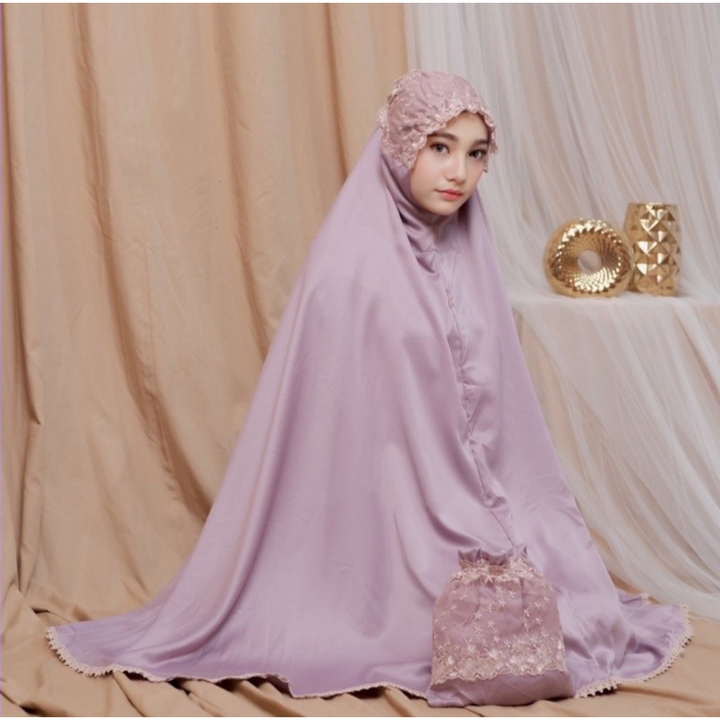 Mukena Dewasa SHANUM Silk Brukat Mewah