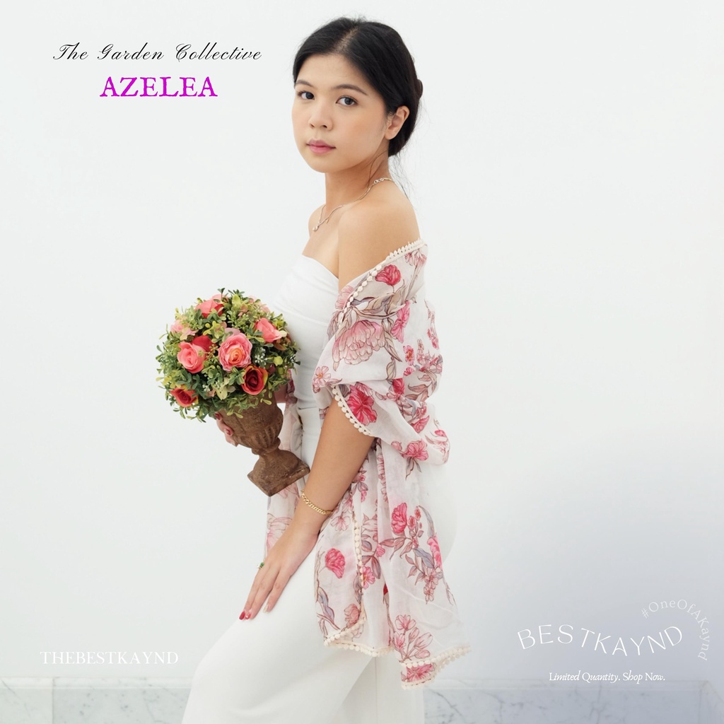 Azelea The Garden Collective | The Best Kaynd |  Premium Scarf Selendang Pashmina Syal Shawl Pasmina Hijab Kain Batik