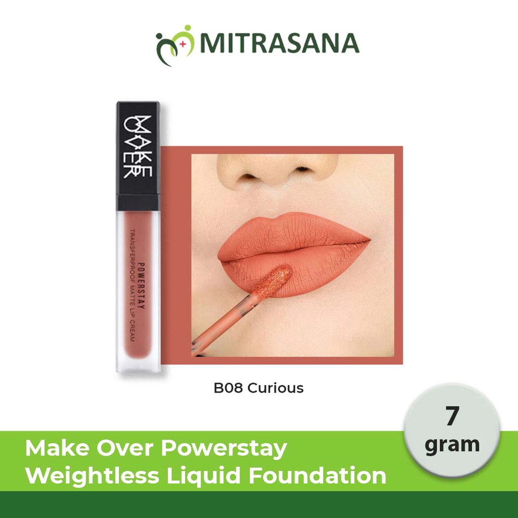 MAKE OVER Powerstay Transferproof Matte Lip Cream 7 g - All Variant