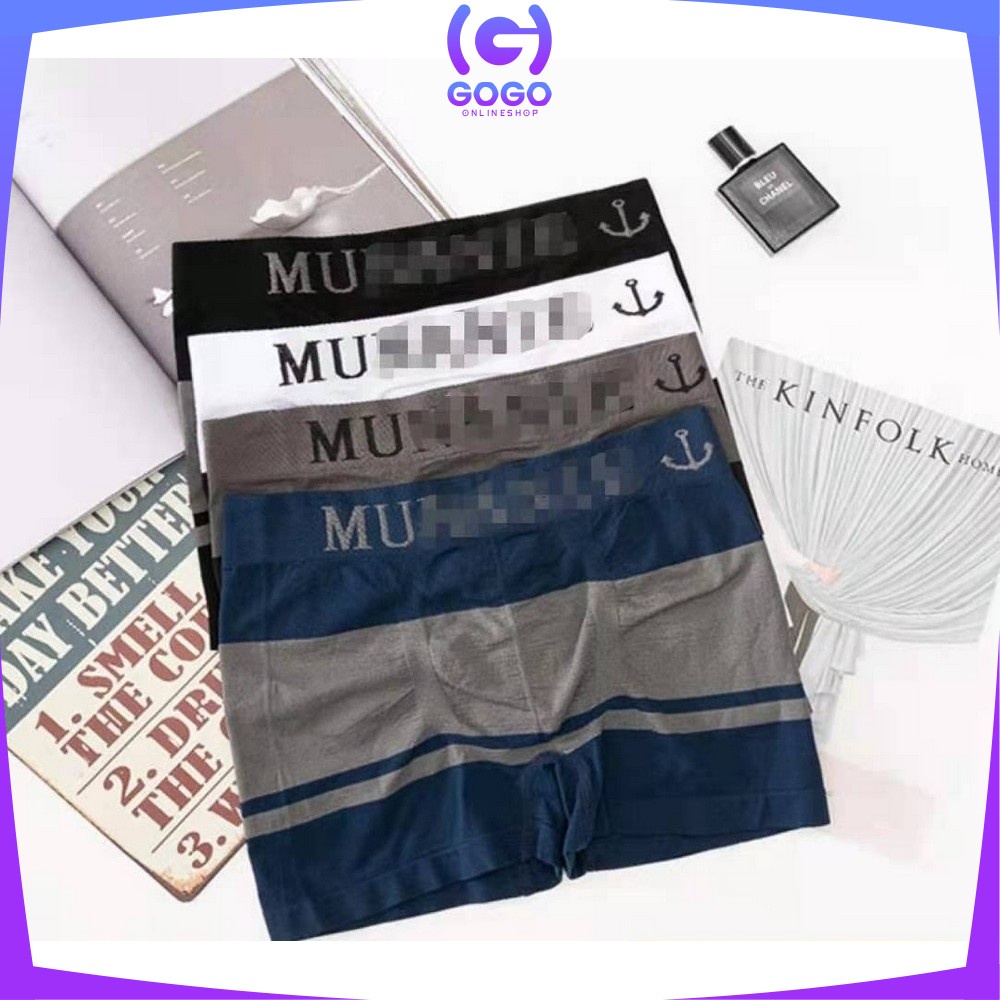 GOGO-P117 Celana Dalam Pria Boxer / CD Laki Laki Petak Boxer / Men Underwear / Kolor Cowok Sempak Pria Dewasa