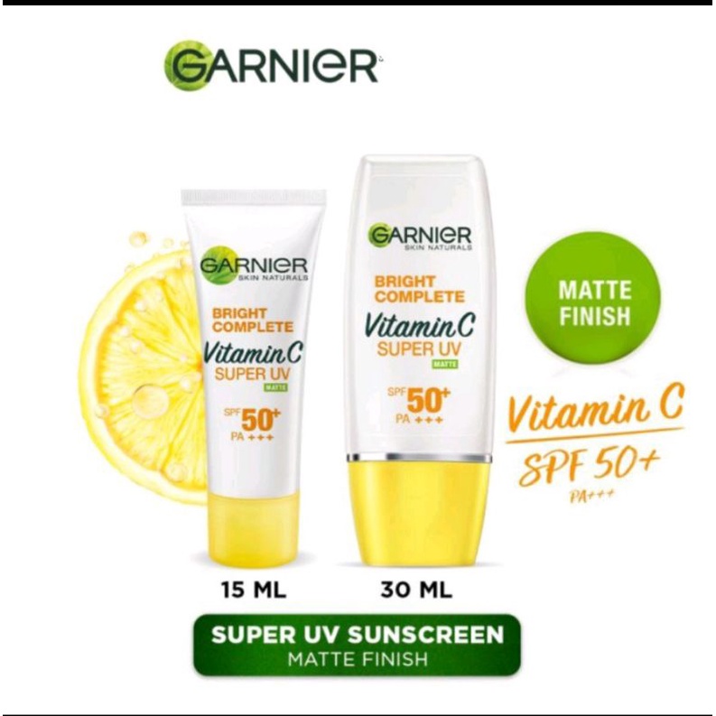 GARNIER Light Complete Super UV Sunscreen 15 ml -30 ml- Matte Finish