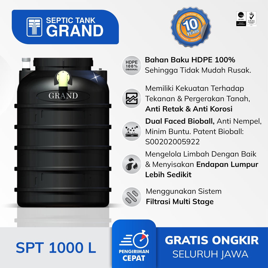 Jual Septic Tank Bio Septic Bio Tank Liter Garansi Tahun Ramah