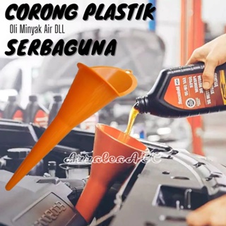 [Best Quality] Funnel Nozzle Corong Air Minyak Oli Bensin Radiator - Corong Plastik Panjang Serbaguna