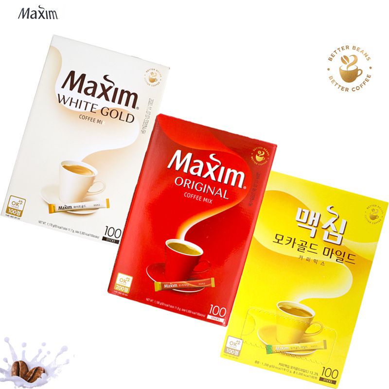 Halal - Minuman Kopi Korea Coffee Maxim (1sachet)