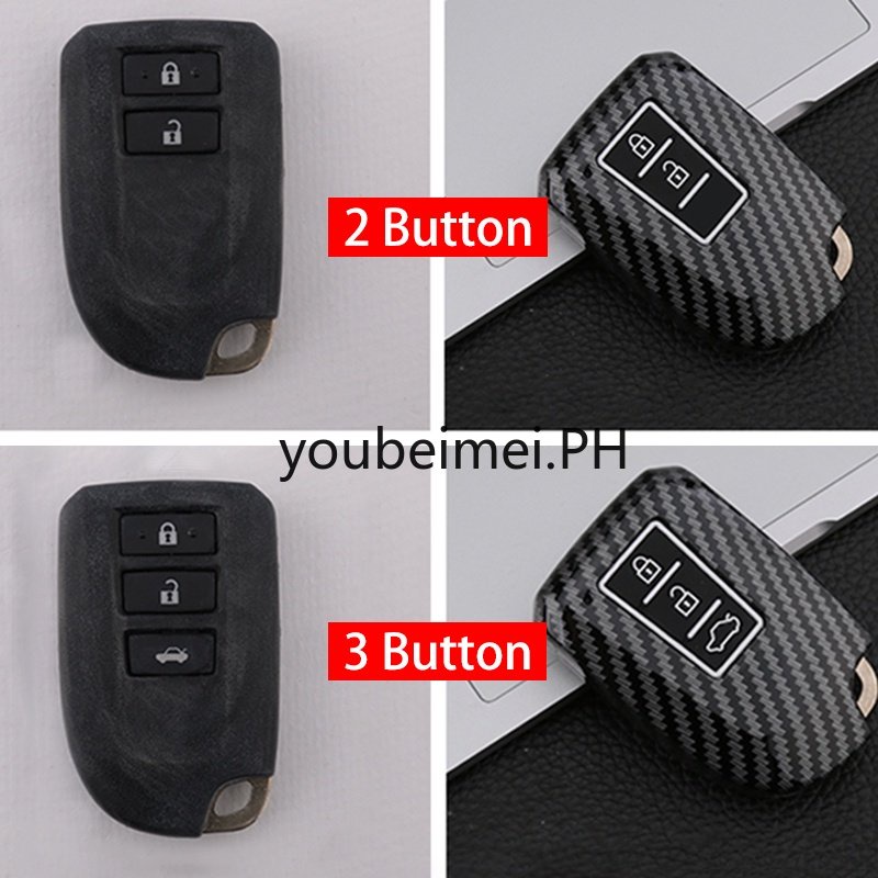1 Pc / Hard Case Pelindung Remote Kunci Mobil Bahan Silikon Untuk toyota Vios XP150 2014-2019 Yaris 2018-2022