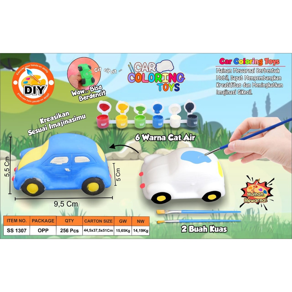 Mainan Edukasi Anak DIY Painting Kit Mewarnai Lukis coloring toys
