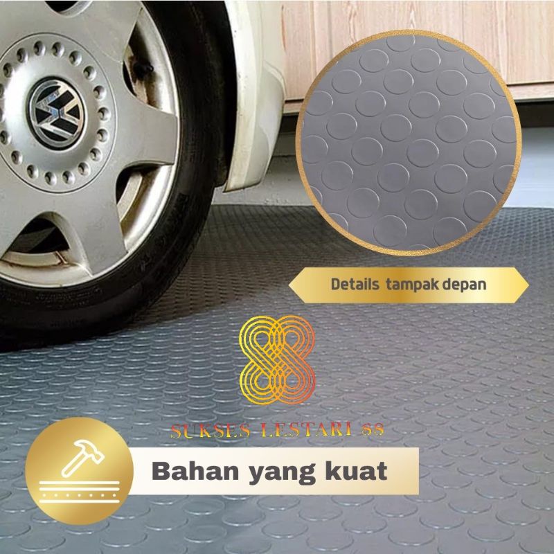 Karpet Anti Slip PVC Coin Mat Multiguna Alas Lantai Koin Rol