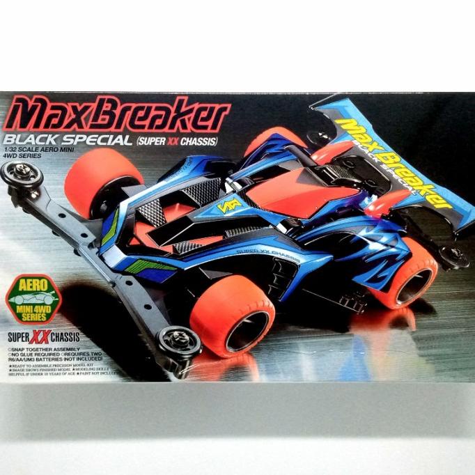 Tamiya Mini 4WD Merk DD Ruize Max Breaker Black Special