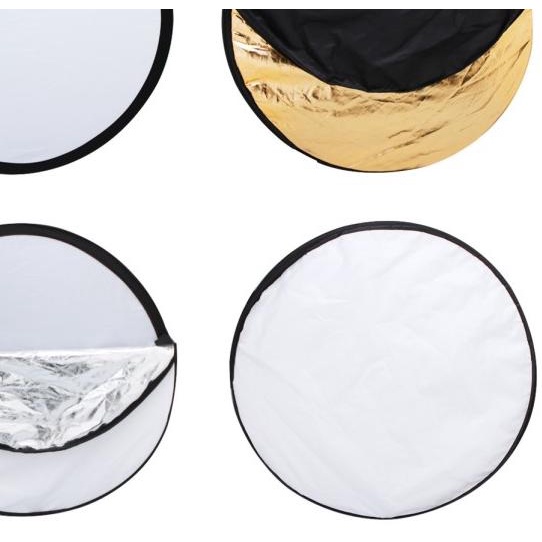 

REFLECTOR 5 IN 1 80CM (5 COLOUR GOLD/SILVER/BLACK/WHITE/TRANSLUCENT)