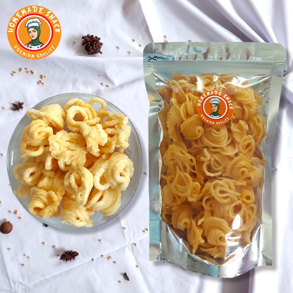 

Homemade Snack - Kerupuk Keong Emas Mini Kerupuk Mentah Krupuk Kering Snack Halal Kualitas Premium