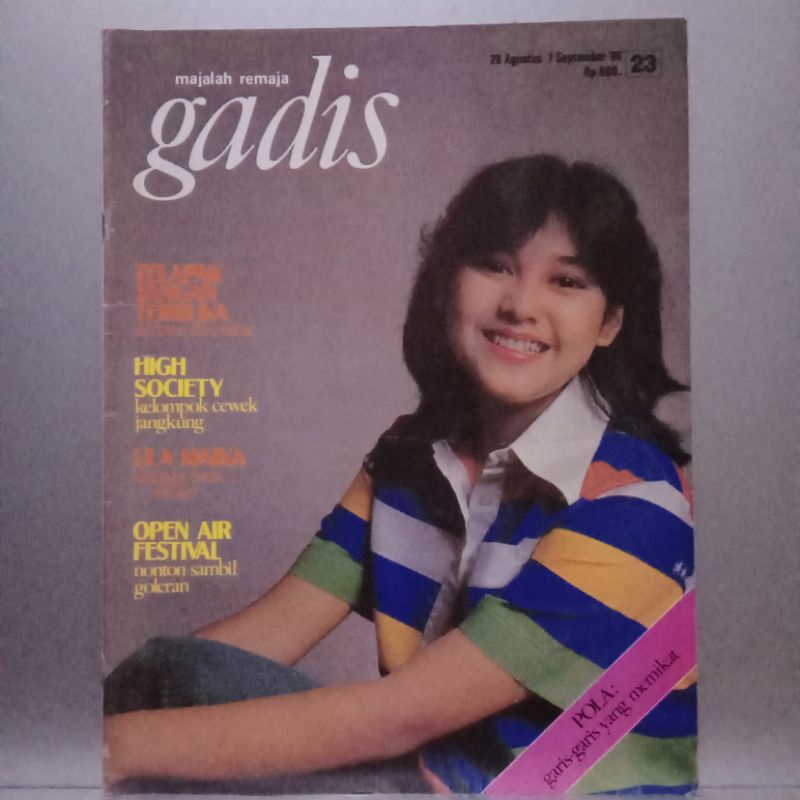 Majalah GADIS No 23 - September 1980 - Cover Ratih