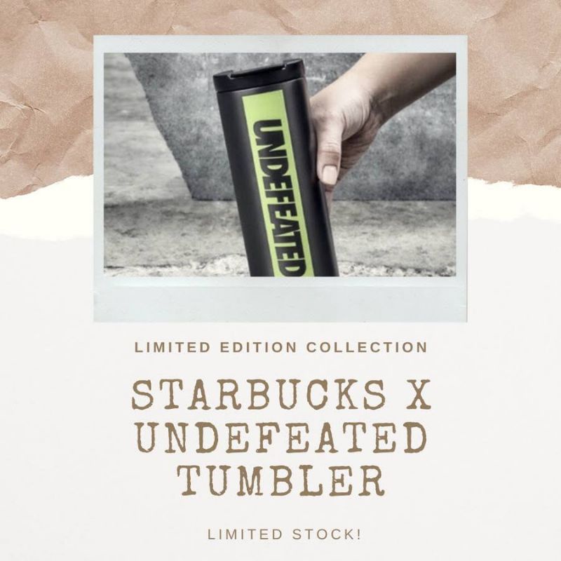 Starbucks Tumbler Undefeated