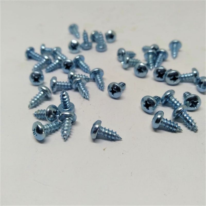 (x100pcs) 4x1/4'' Sekrup Tapping PH (PAB P+AB) Sekrup Tapping Kepala bulat sekrup kecil sekrup gypsu