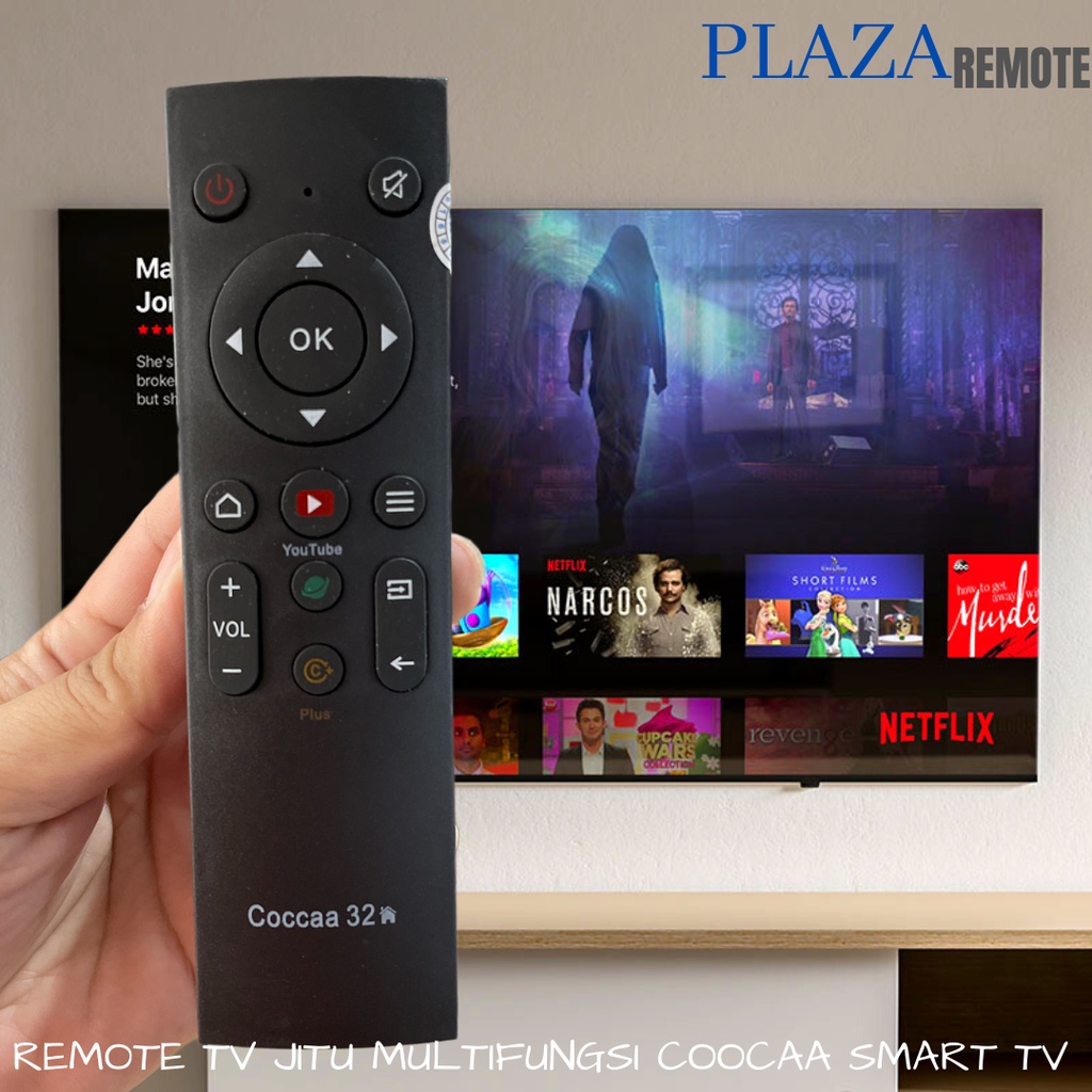 REMOTE TV MULTI COOCAA LED SMART TV ANDROID COOCAA 32