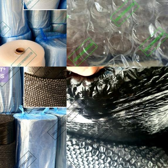 

Bubble Wrap ECOLITE Hitam/Bening 1.25M x 50M FULL SPEC MURAH EKONOMIS - Hitam, ECOS NC