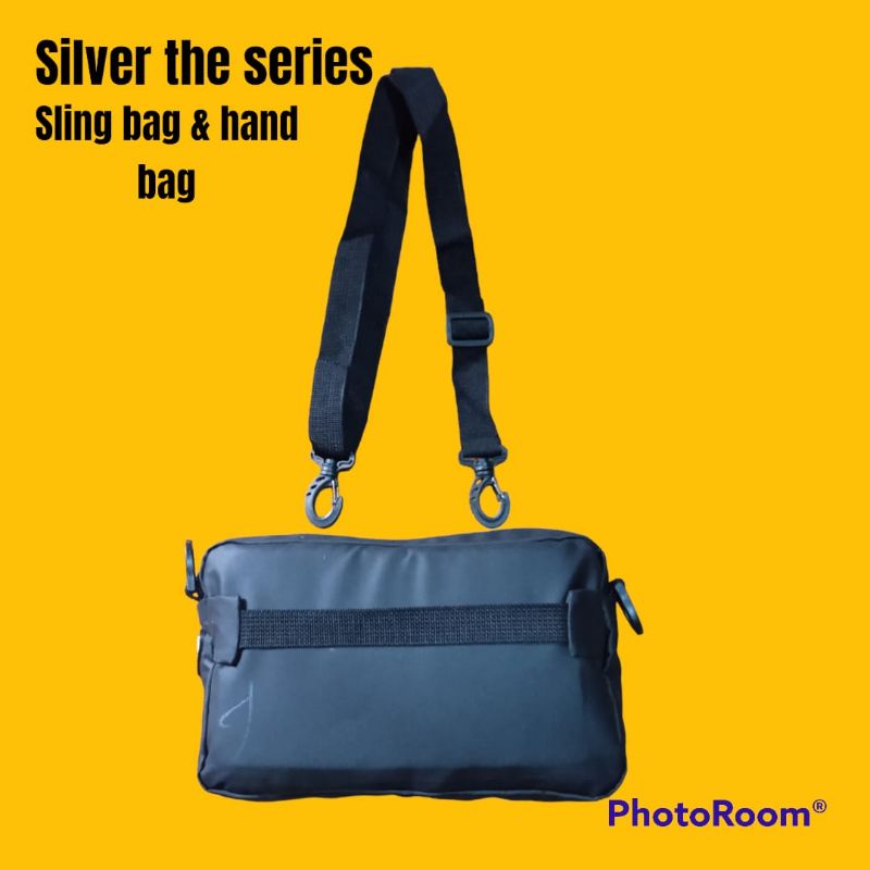 HAND BAG TAS CLUTH SLING BAG SILVER TAS SILVER TAS SELEMPANG SILVER WATERPROOF