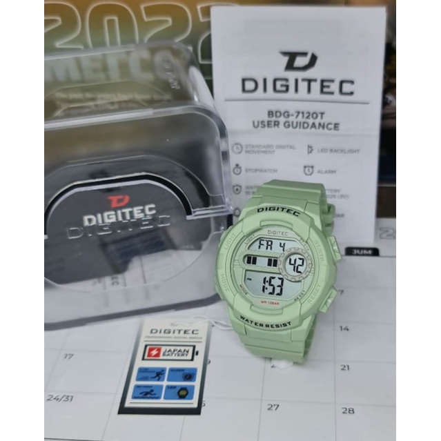 DG 7120T JAM TANGAN DIGITAL TERLARIS BISA OUTDOOR TERLARIS ANTI AIR DIGITEC 7120