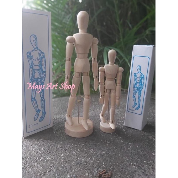 

Manekin Kayu - 20 cm / Wooden Mannequin / Manikin Kayu - Kecil (14cm)