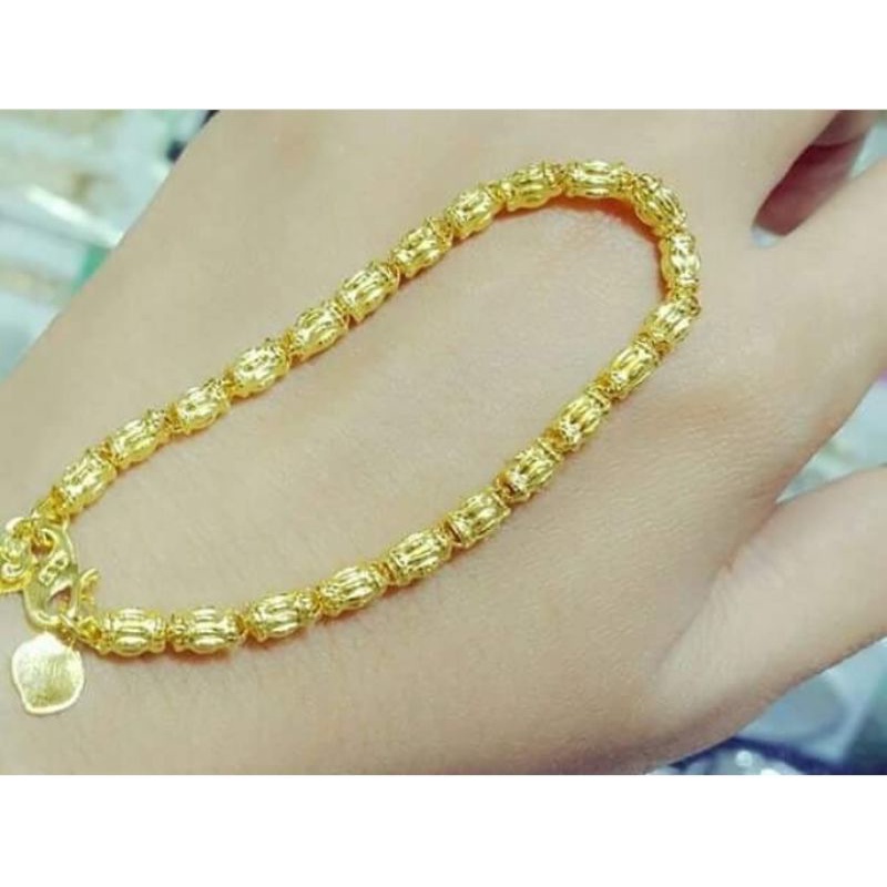 GELANG BAMBU GUCI 1 SUKU LAPIS EMAS 24K