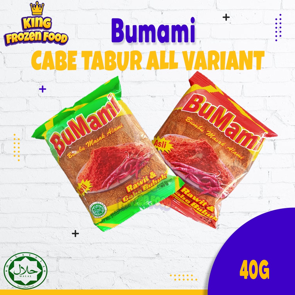 Bumami Bumbu Cabai Tabur All Variant Level 40G