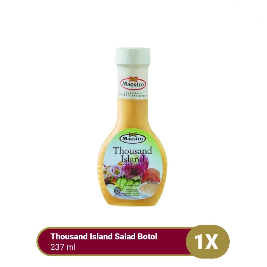 SALAD DRESSING MAESTRO THOUSAND ISLAND 237ML