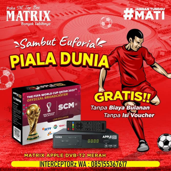 STB Matrix / Evercoss STB Set Top Box Pro Digital TV Receiver Full HD