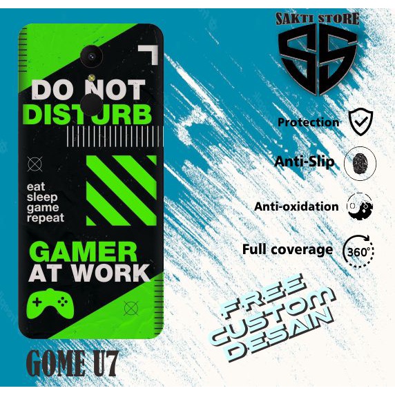 SKIN CASE HANDPHONE GOME U7 BISA CUSTOM MOTIF ISI 2 PCS BAYAR DI TEMPAT