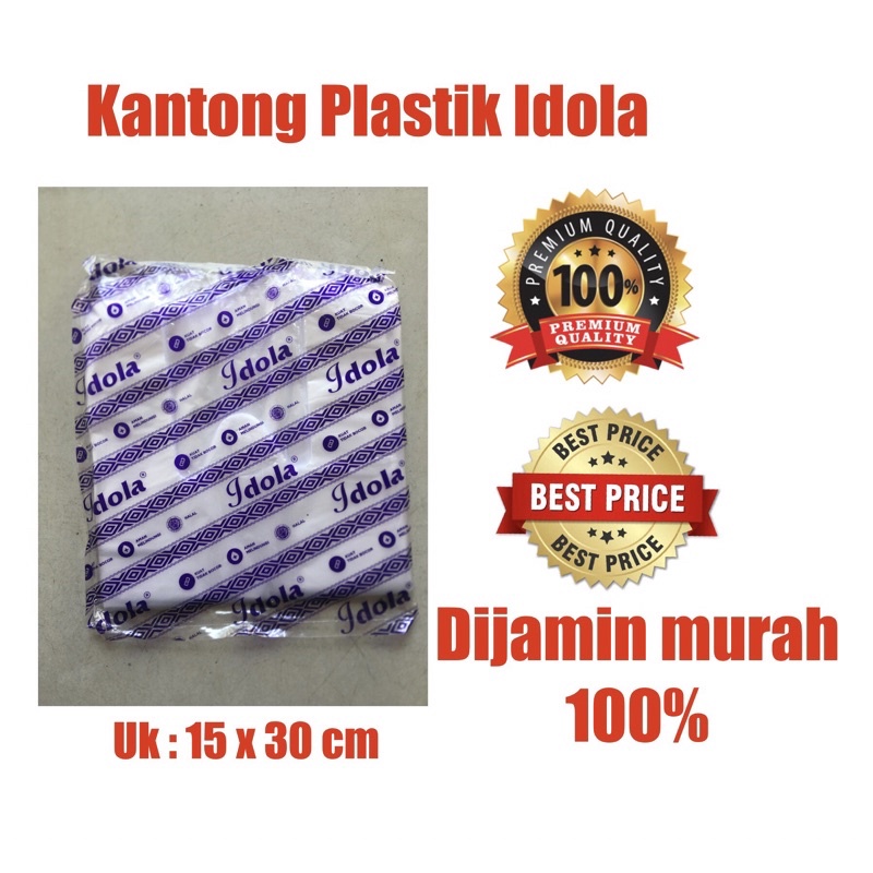 Kantong Kresek Plastik Bening Kecil Uk 15