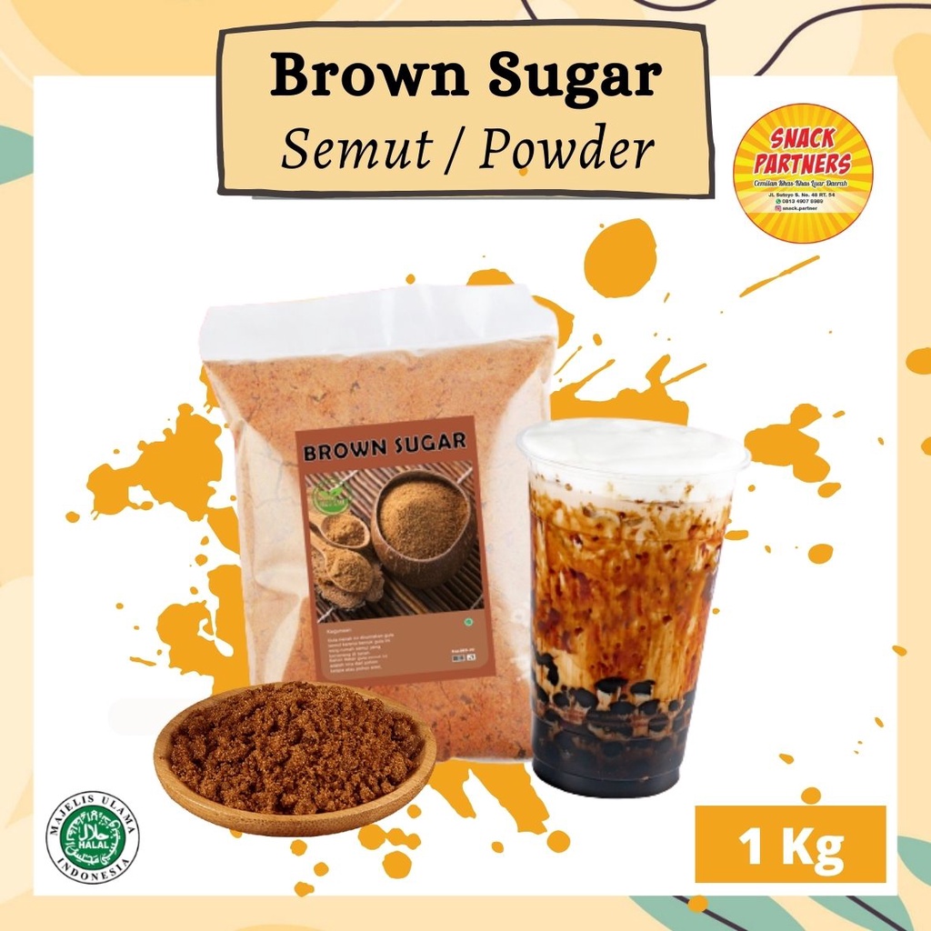 Jual Brown Sugar Semut 1 Kg Brown Sugar Bubuk Premium Gula Aren