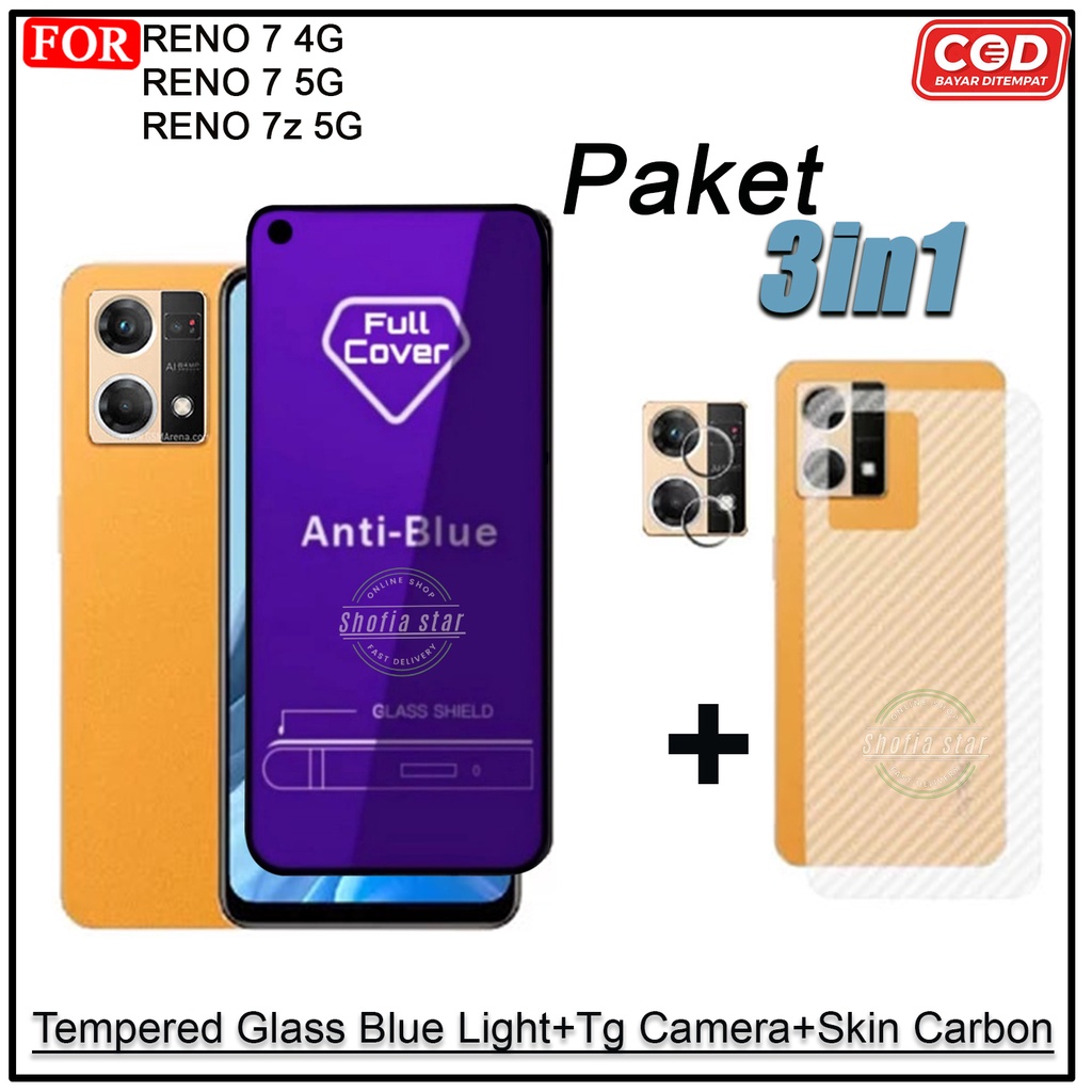 PAKET 3IN1 Ceramic Privacy Matte Oppo Reno 7 4G 5G 7z 5G 4 Anti Spy Full Cover