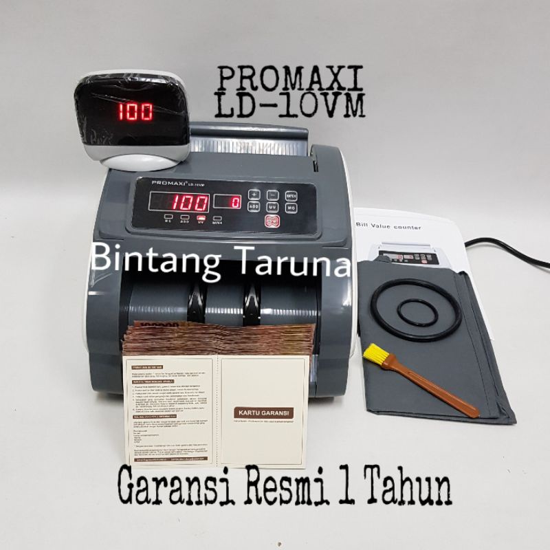 Mesin Penghitung Uang Promaxi LD10VM Bill Counter Promaxi LD10VM