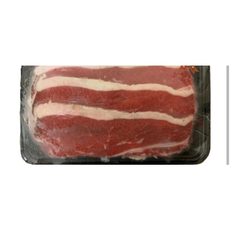 

daging slice fat (lemak) 500gram