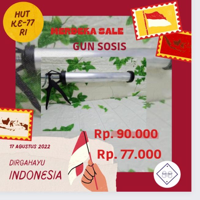 

Tembakan Silicone Sealant Sosis / Gun Sosis