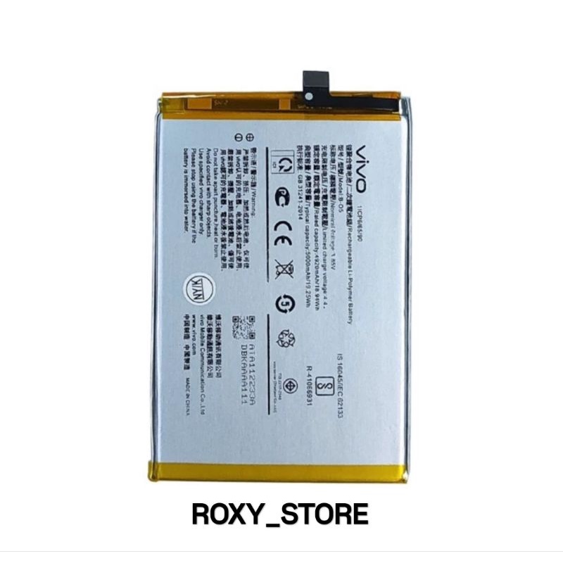 Battery Baterai Vivo Y20 / Y20S / Y12S / Y20i B-O5 Original